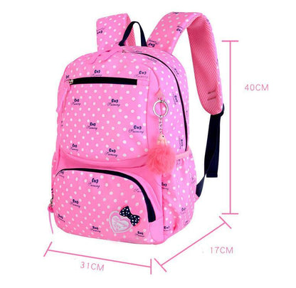 Korean princess style backpack with bags